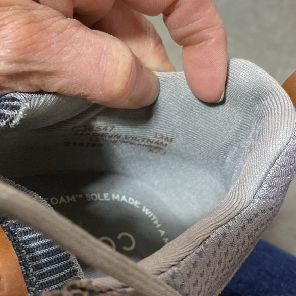 Cole Haan Men’s Grand Motion Stitch 2 Grey Titanium Shies Sz 13.  NWOB